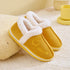 Winter Women Warm Slippers Cotton Plush Covered Back Thick Bottom Female Shoes Home Smile Face Casual Comfort Couple Slippers